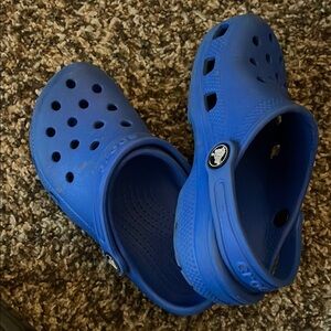 CROCS Blue Sandals with Adjustable Heel Strap